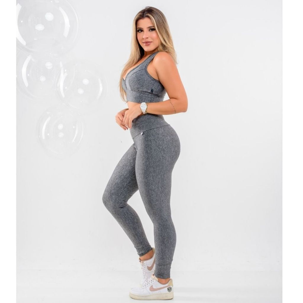 Conjunto Performance - Calça + Top com Bojo