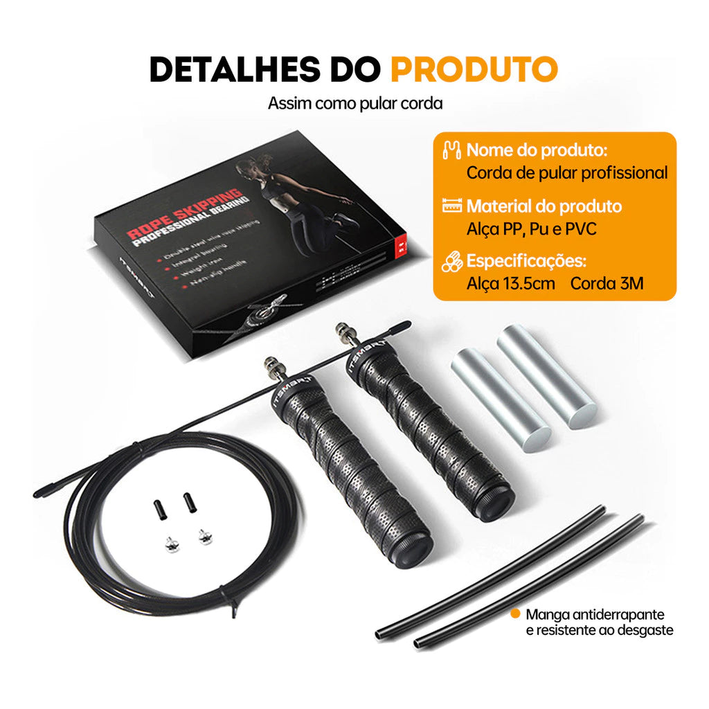 Corda de Pular Profissional - Crossfit