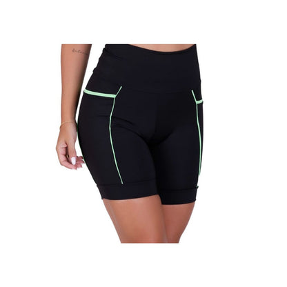 Kit PowerFit – 3 short Fitness com Bolsos e Cós Alto  ideal para Corrida