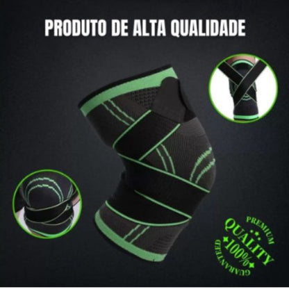Kit 2 Joelheiras Ou Tornozeleiras De Compressão