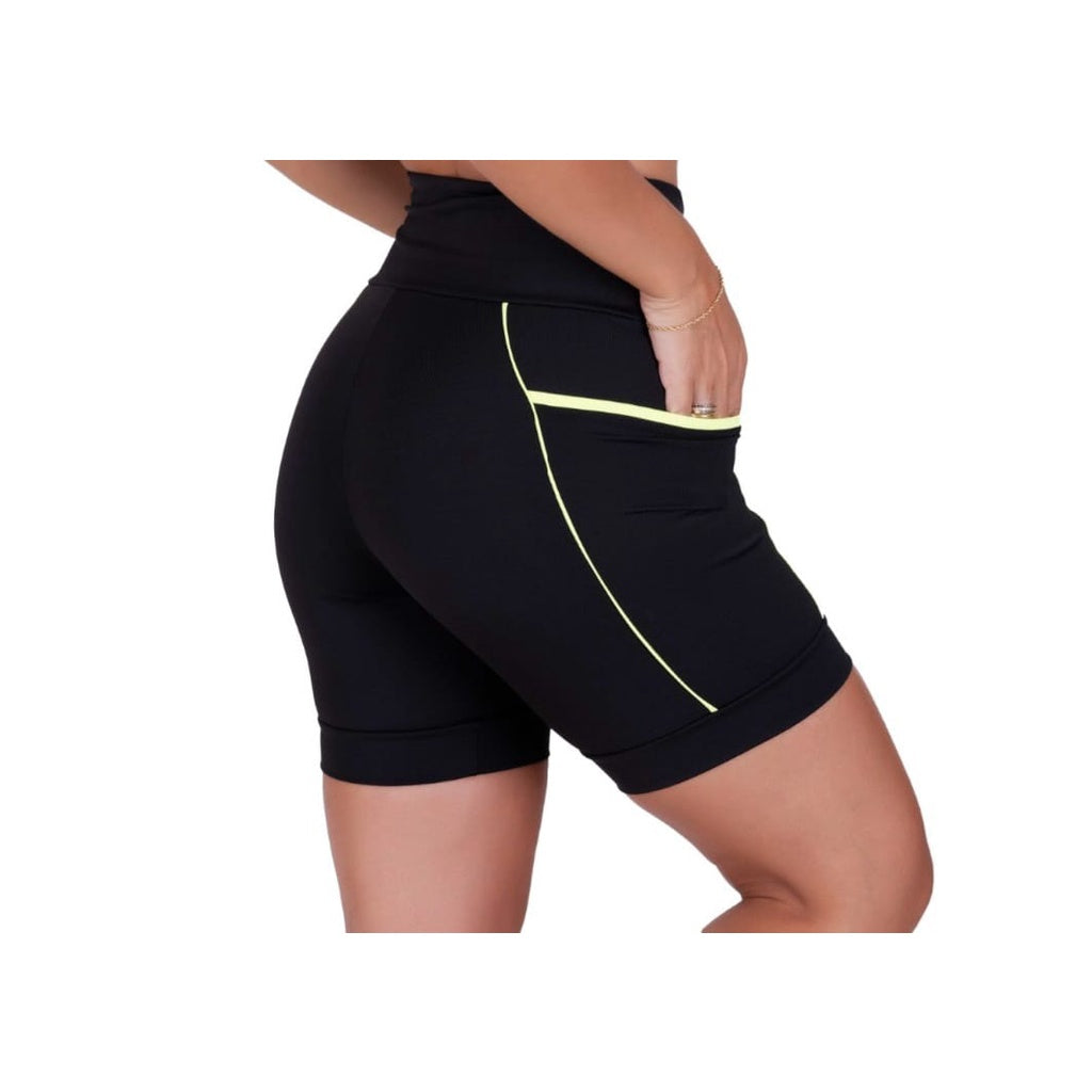 Short PowerFit – Short Fitness com Bolsos e Cós Alto  ideal para Corrida