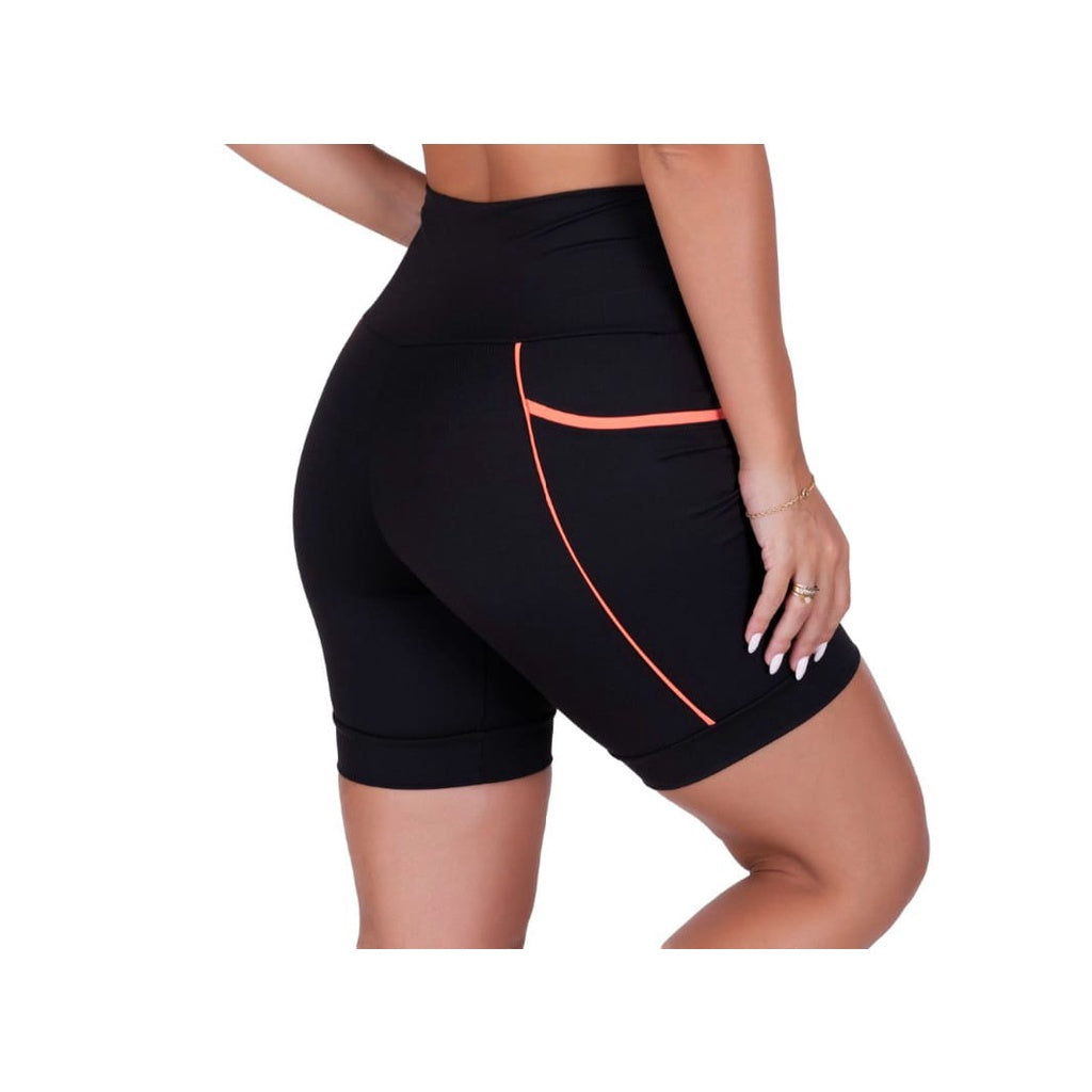 Short PowerFit – Short Fitness com Bolsos e Cós Alto  ideal para Corrida