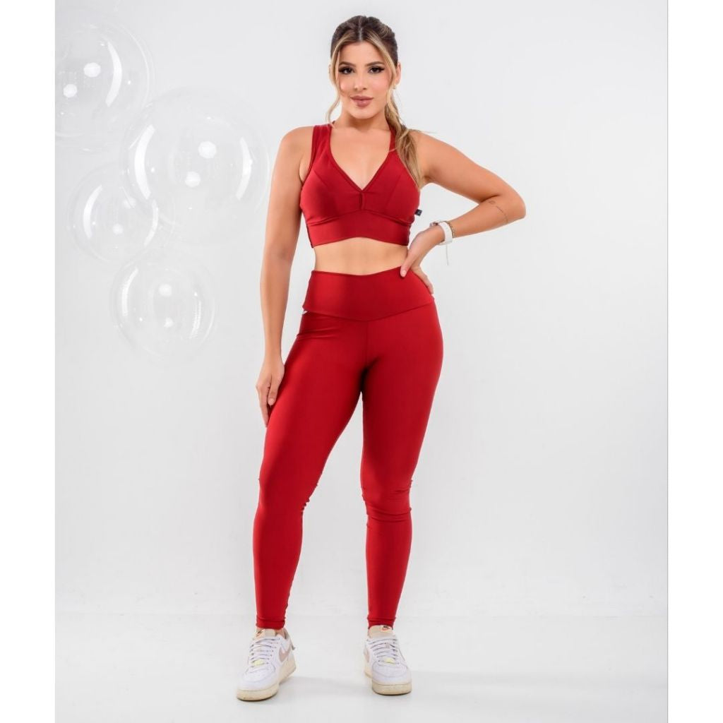 Conjunto Performance - Calça + Top com Bojo