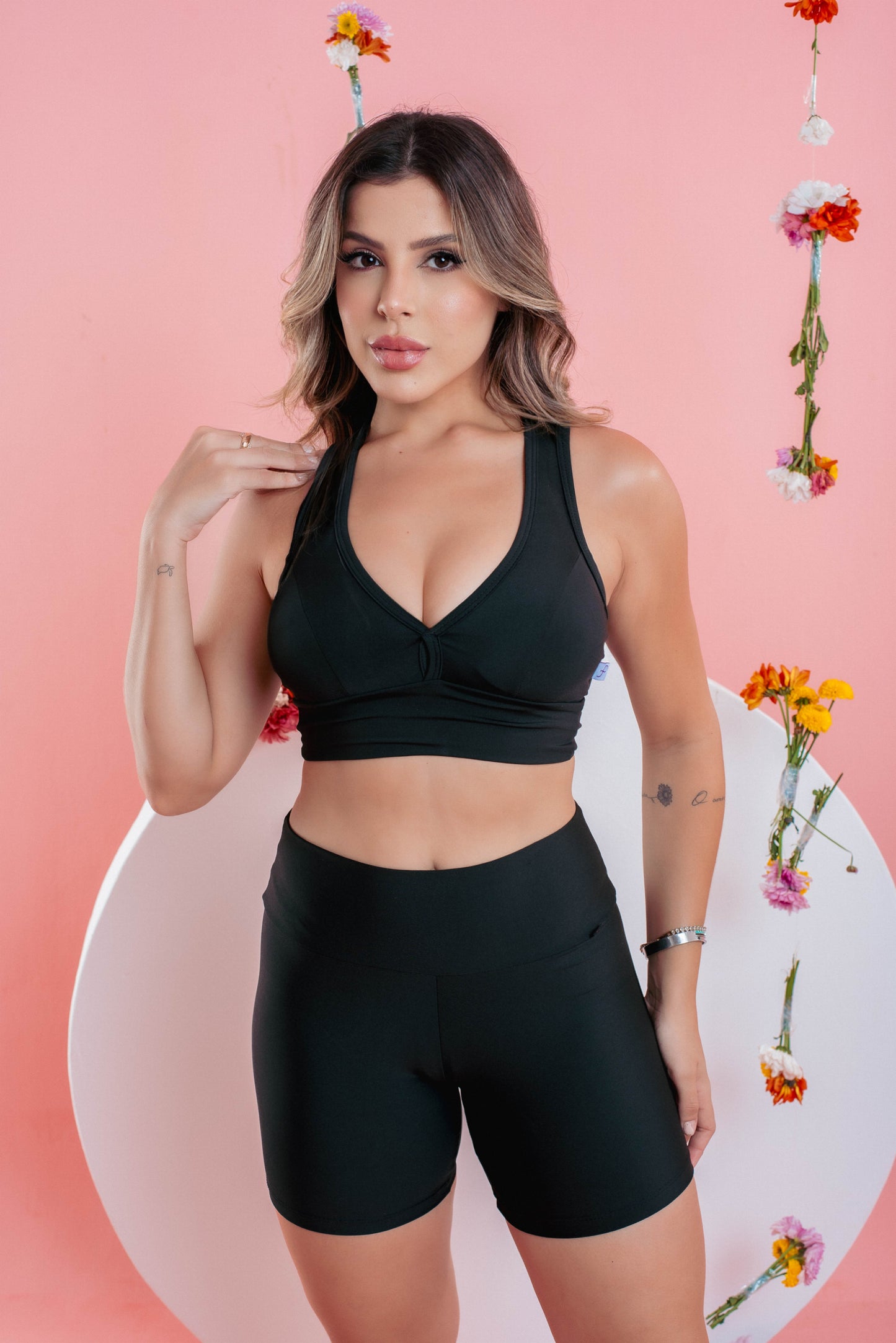 Conjunto PowerFit - Short + Top com Bojo