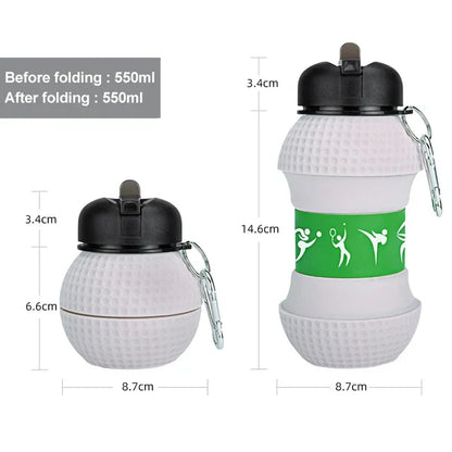 Garrafa de Água Com Desing de Bola