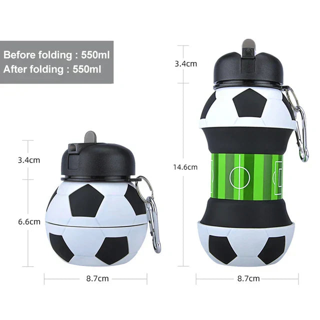 Garrafa de Água Com Desing de Bola