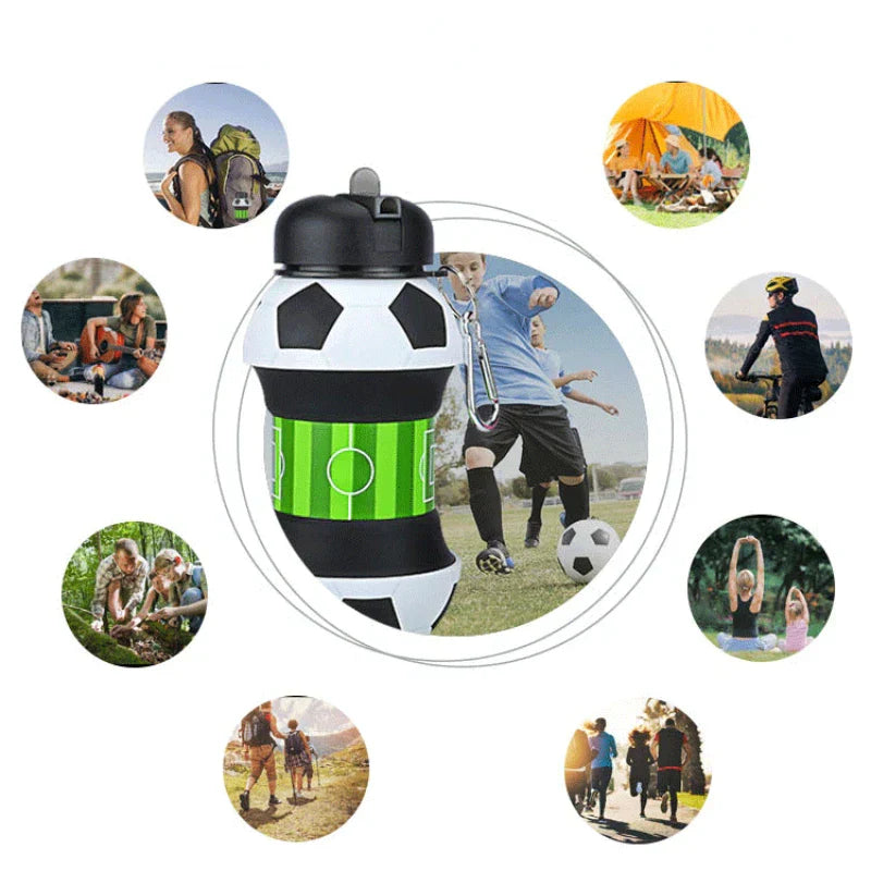 Garrafa de Água Com Desing de Bola