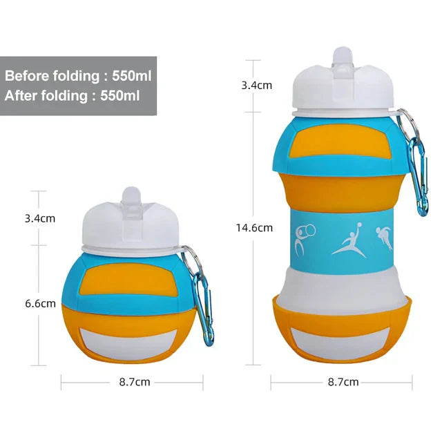 Garrafa de Água Com Desing de Bola