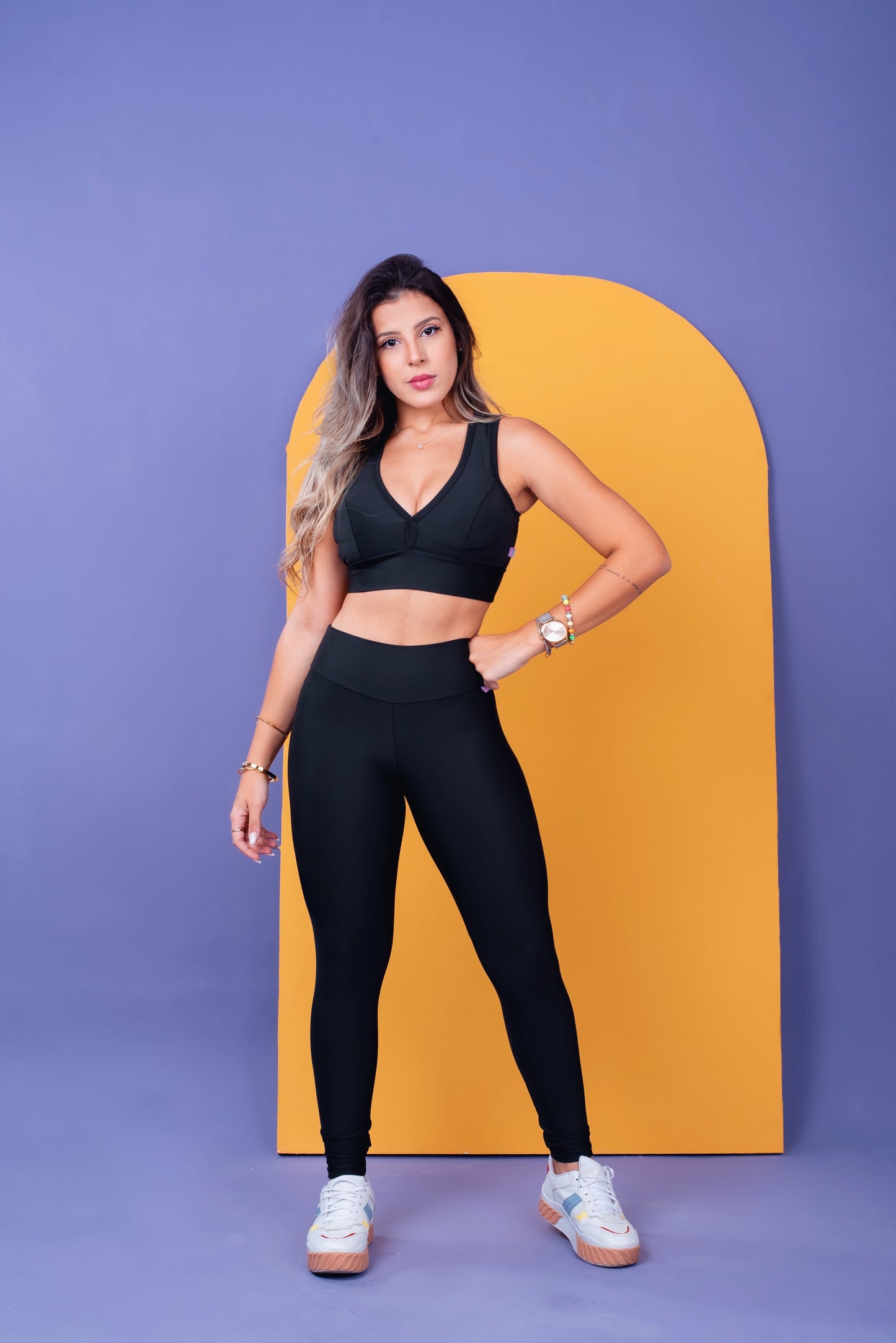 Conjunto Performance - Calça + Top com Bojo