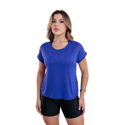 Blusa Fitness 100%  Poliamida com Micro-furinhos