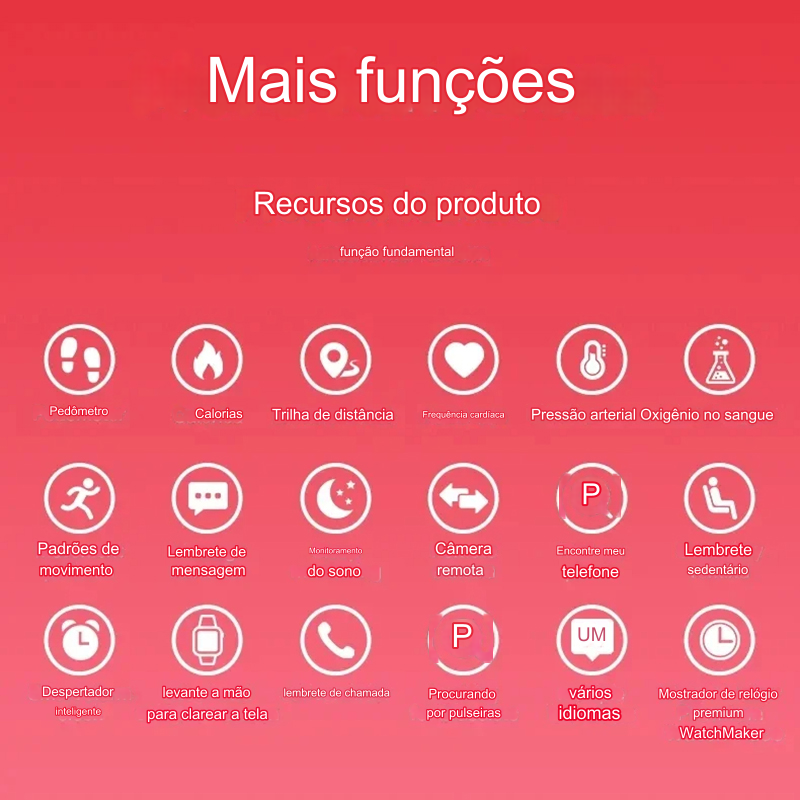 Smartwatch Esportivo Bluetooth M8