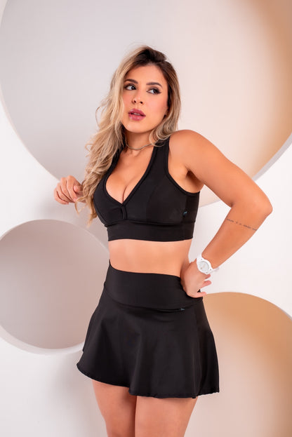 Kit UltraFit  Short-Saia + Top com Bojo