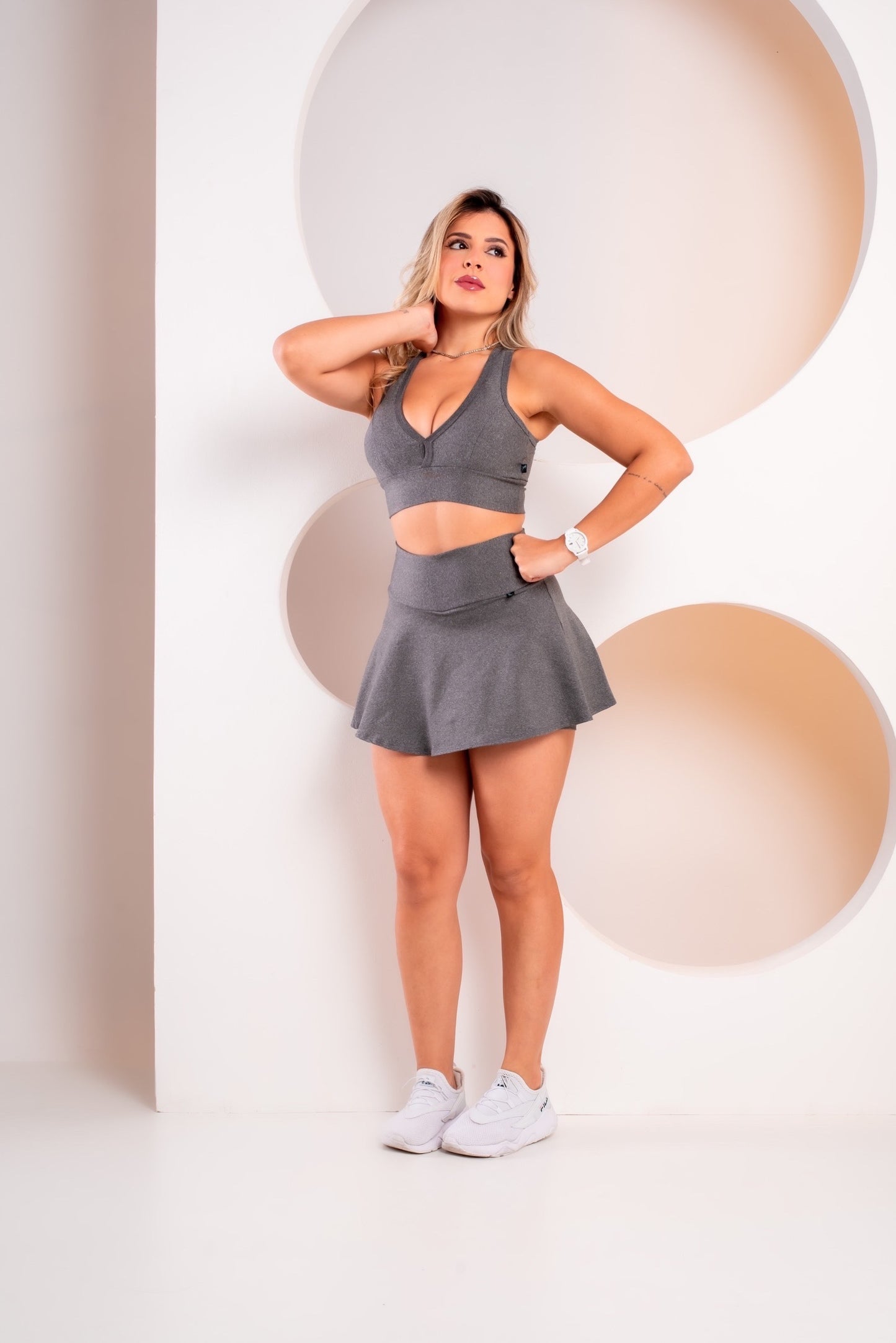 Kit UltraFit  Short-Saia + Top com Bojo