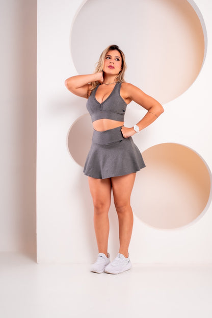Kit UltraFit  Short-Saia + Top com Bojo